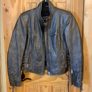 Alpine Stars “Stella” leather motorcycle jacket